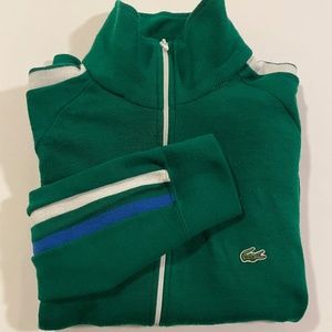 IZOD - Vintage Track Jacket - 1970's - Large - Green